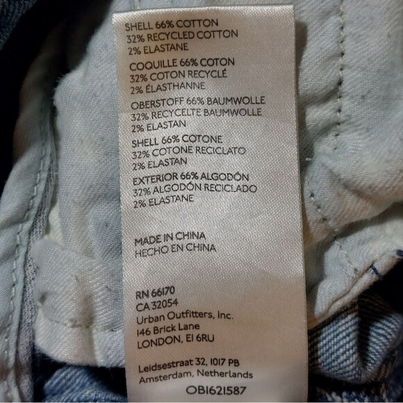 Anthropologie Maeve  Bombshell Slim Straight Jeans Style:OB1621587 Medium Wash - Picture 15 of 16